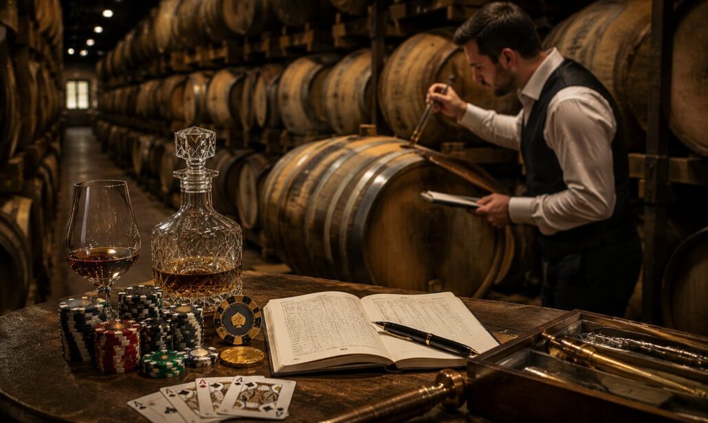 Whiskey cask value, premium collectors, casino lifestyle and asset evaluation